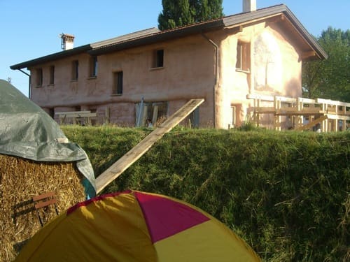 costruire in paglia - La Boa, fattoria didattica di Stefano Soldati 1