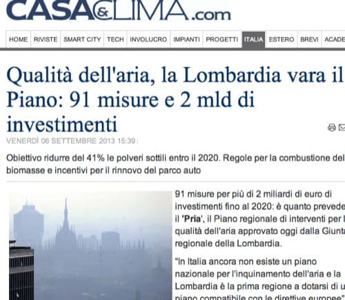 cattive abitudini fuori casa - Polveri sottili? continuiamo a soffiarci sopra 2 Ridurre le polveri sottili entro il 2020