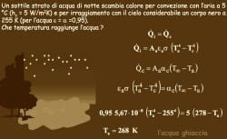 l’ acqua ghiaccia anche con temperature sopra lo 0° C