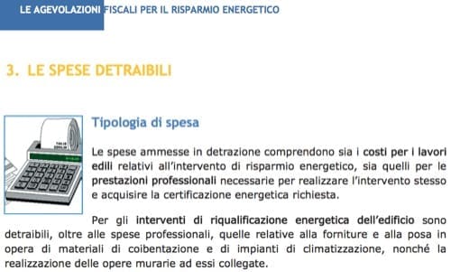 agevolazioni fiscali ante 2023 - Aggiornamento settembre 2013 sulle agevolazioni fiscali per il risparmio energetico 1 LE SPESE DETRAIBILI