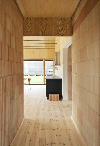casa in legno massa interna