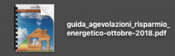Guida alle agevolazioni fiscali per risparmio energetico – ottobre 2018