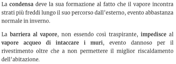 guaine per tetti - La migrazione del vapore senza barriera al vapore 6