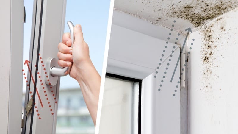 cause della muffa - Eliminare la muffa in casa senza isolamento e senza VMC 4
