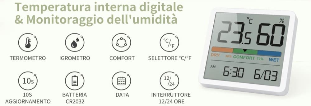 contro la muffa - Eliminare la muffa in casa misurando il punto di rugiada con 50€ 24