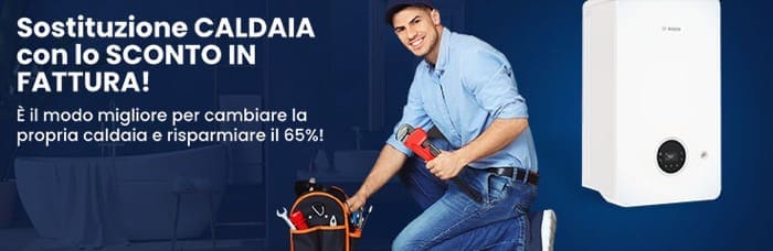 caldaia a metano - Sconto in fattura per nuova caldaia o per passare alla pompa di calore 2