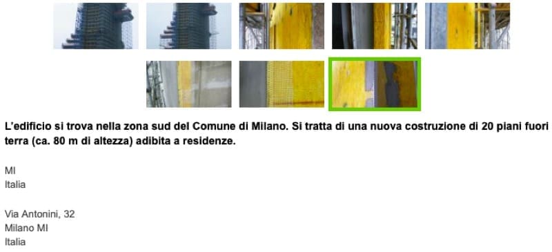 facciata ventilata - A fuoco il grattacielo "Torre dei Moro" a Milano (con AGGIORNAMENTO) 4