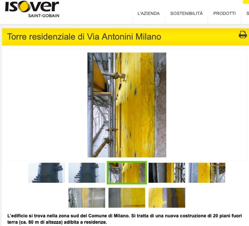 facciata ventilata - A fuoco il grattacielo "Torre dei Moro" a Milano (con AGGIORNAMENTO) 5