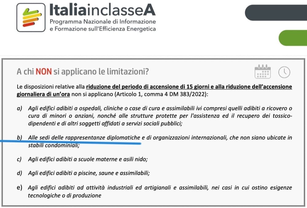 riscaldamento - Nuovi limiti per il riscaldamento nella stagione invernale 2022-23 9