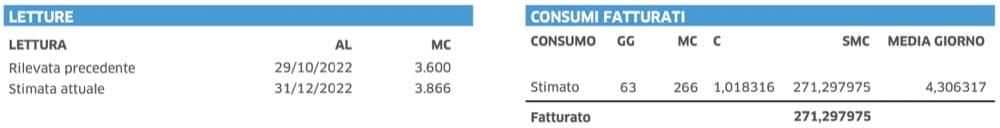 caldaia a metano - Prezzo reale Bolletta luce&gas dei mesi novembre e dicembre 2022 6