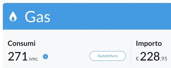 caldaia a metano - Prezzo reale Bolletta luce&gas dei mesi novembre e dicembre 2022 5