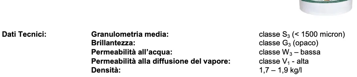 isolamento esterno a cappotto - Cappotto, permeabilità all' acqua e alla diffusione del vapore, le 3 classi 4
