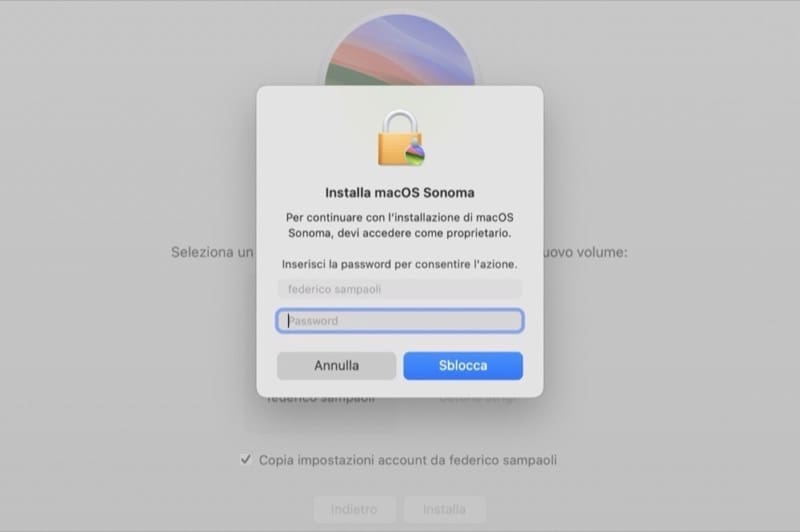 Tips per lavorare on-line - Installo macOS Sonoma su SSD esterno 16