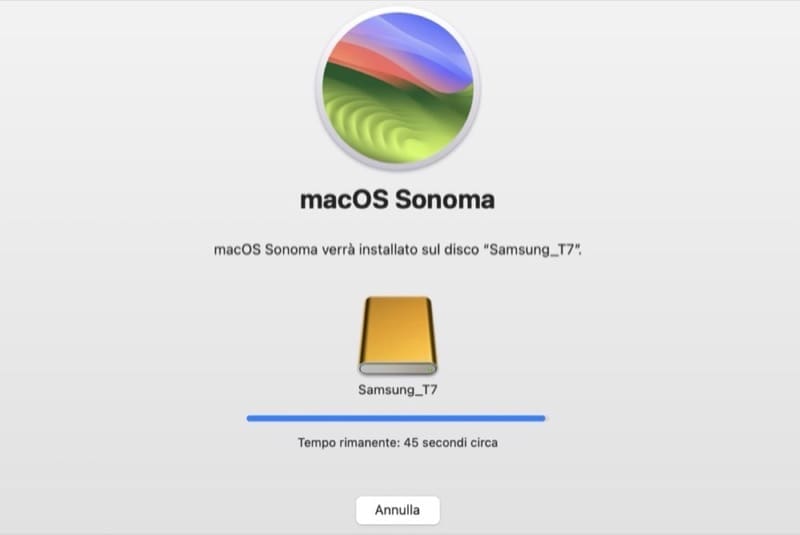 Tips per lavorare on-line - Installo macOS Sonoma su SSD esterno 7
