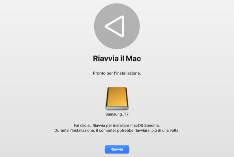 Tips per lavorare on-line - Installo macOS Sonoma su SSD esterno 8
