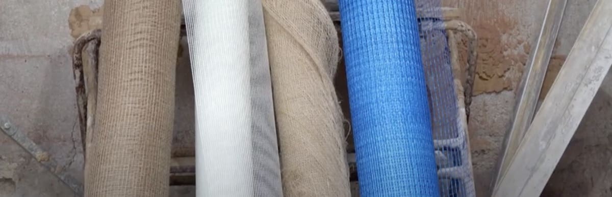 isolamento interno - Rete in fibra di vetro antialcalina da 1-2€ o rete in juta da 4€ 1