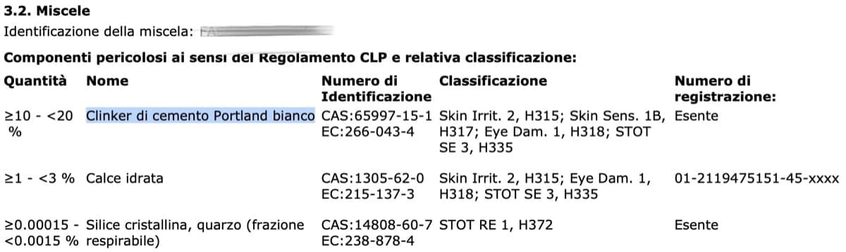 finitura interna parete - Intonaco a Calce non significa esente da cemento :( TEST + 3 etichette 5