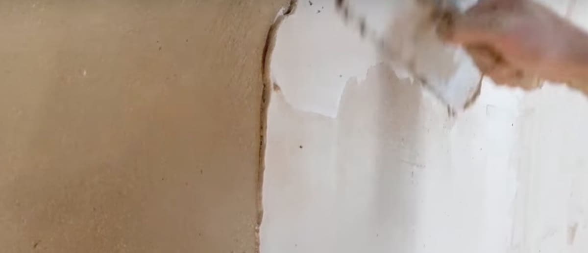 finitura interna parete - Spessore intonaco in argilla e lisciatura senza rete 6 finitura interna parete - Spessore intonaco in argilla e lisciatura senza rete 6