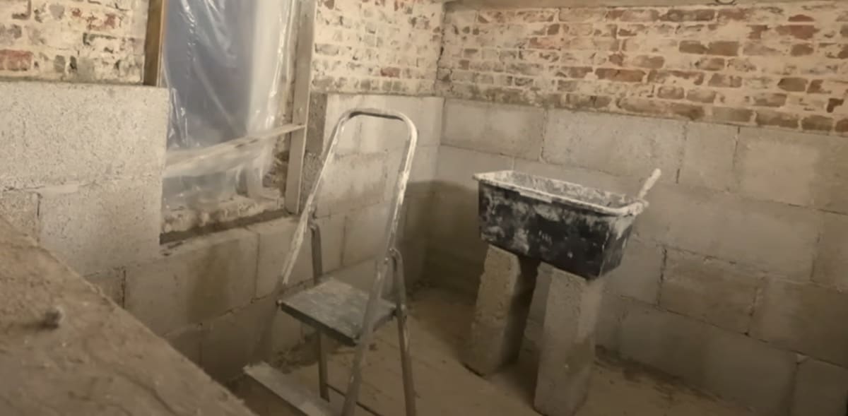 isolamento interno - Posa blocco in calcecanapa + intercapedine in calcecanapa 9