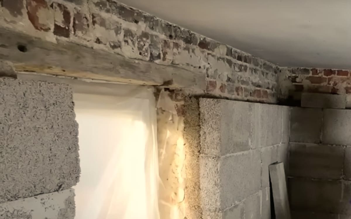 isolamento interno - Posa blocco in calcecanapa + intercapedine in calcecanapa 10