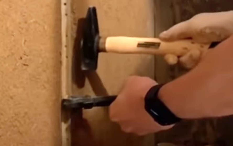 finitura interna parete - Intonaco in argilla in bagno 19