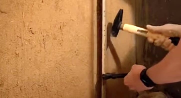 finitura interna parete - Intonaco in argilla in bagno 20