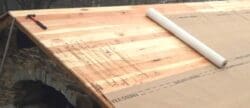 Freno al vapore sul tetto in legno, NON così