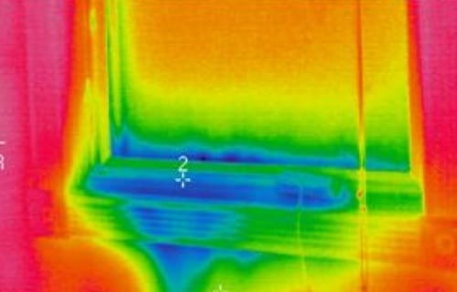 davanzale ponte termico termografia davanzale ponte termico termografia