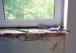 Serramenti con davanzale passante