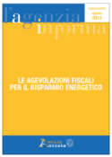 agevolazioni fiscali per il risparmio energetico
