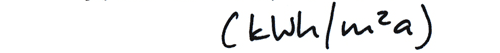 kWh:m2a fabbisogno per riscaldamento kWh:m2a fabbisogno per riscaldamento