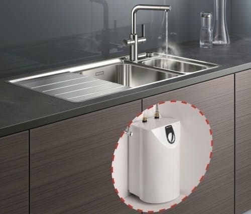 energia - Acqua calda sanitaria, anzi caldissima 4 bollitore sotto il lavello con capacità di circa 5 litri di acqua bollente