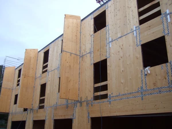ponte termico - Eliminazione del ponte termico del balcone in struttura in x-lam – Zona Climatica E – GG 2784 – Lavis (TN) 3 Cantierizzazione e montaggio struttura in x-lam -09