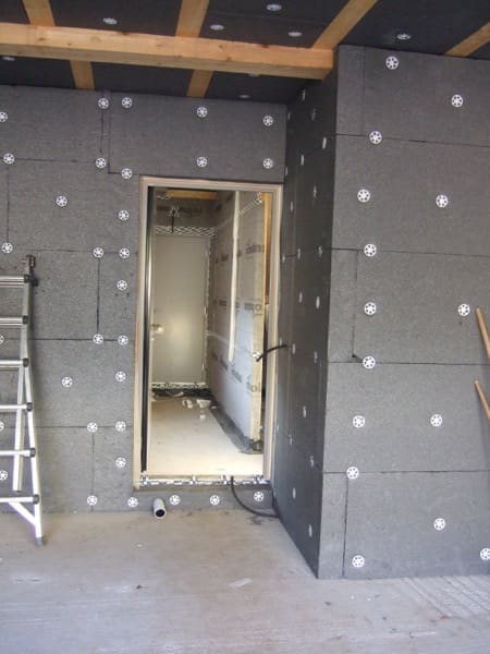 Stratigrafia verso terra e cappotto esterno di struttura in x-lam-03