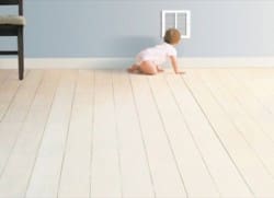 Casa con materiali salubri e non