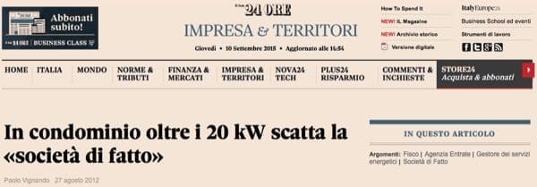 fotovoltaico - Vorrei anche il fotovoltaico, ma sono in condominio 5 fotovoltaico - Vorrei anche il fotovoltaico, ma sono in condominio 5