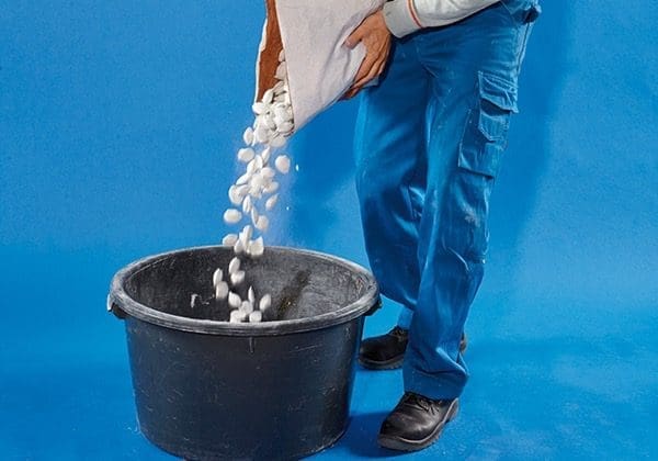 materiali salubri in edilizia - Malta senza polvere in tabs 5 materiali salubri in edilizia - Malta senza polvere in tabs 5