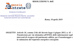 Mancata trasmissione dei dati all’ENEA