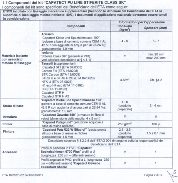 isolamento esterno a cappotto - Come risalire ai componenti di un sistema di isolamento a cappotto certificato 7