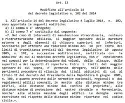 Deroga in materia di distanze minime e altezze massime per efficientamento energetico