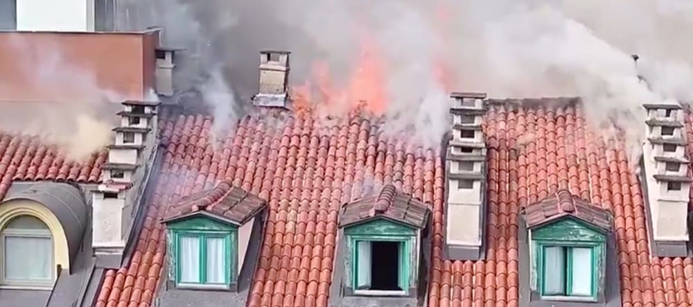 isolamento in intercapedine - Anche a Torino un altro edificio in fiamme 1