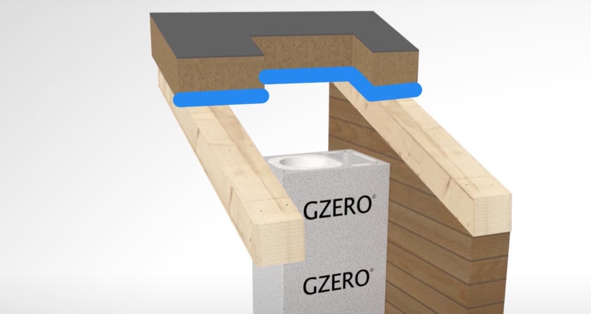 isolamento tetto in legno - Errore sul tetto in legno con camino a contatto con materiali infiammabili 6 isolamento tetto in legno - Errore sul tetto in legno con camino a contatto con materiali infiammabili 5