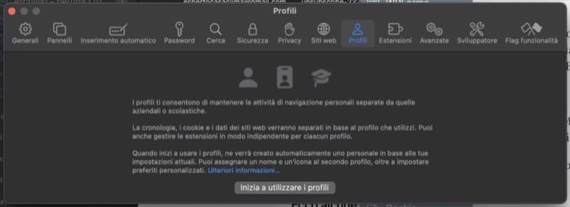 Tips per lavorare on-line - Usare i Profili di Safari + alternativa fai da te 4 Tips per lavorare on-line - Usare i Profili di Safari + alternativa fai da te 3