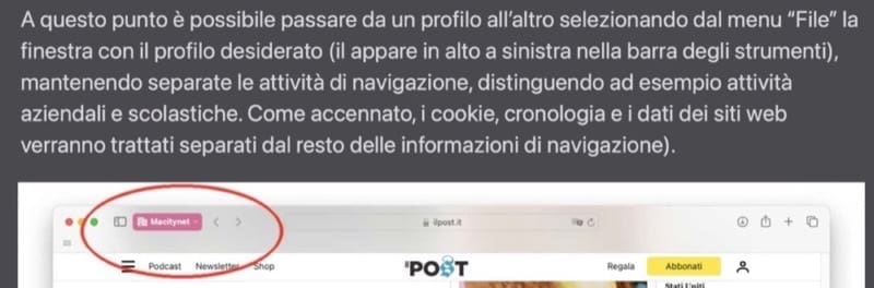 Tips per lavorare on-line - Usare i Profili di Safari + alternativa fai da te 13 Tips per lavorare on-line - Usare i Profili di Safari + alternativa fai da te 12