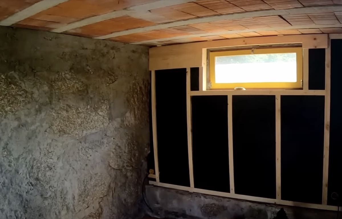 isolamento interno - Isolamento interno in sughero con telaio in legno e perline 17 isolamento interno - Isolamento interno in sughero con telaio in legno e perline 16