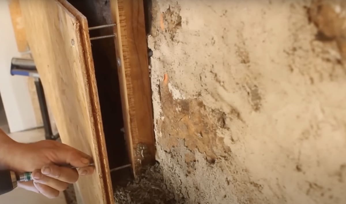 isolamento interno - Posa isolamento interno con miscela in calcecanapa 5