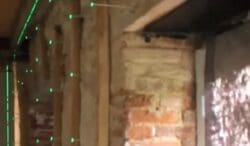 Posa isolamento interno con miscela in calcecanapa