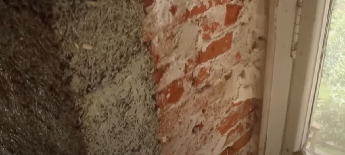 isolamento interno - Posa isolamento interno con miscela in calcecanapa 13