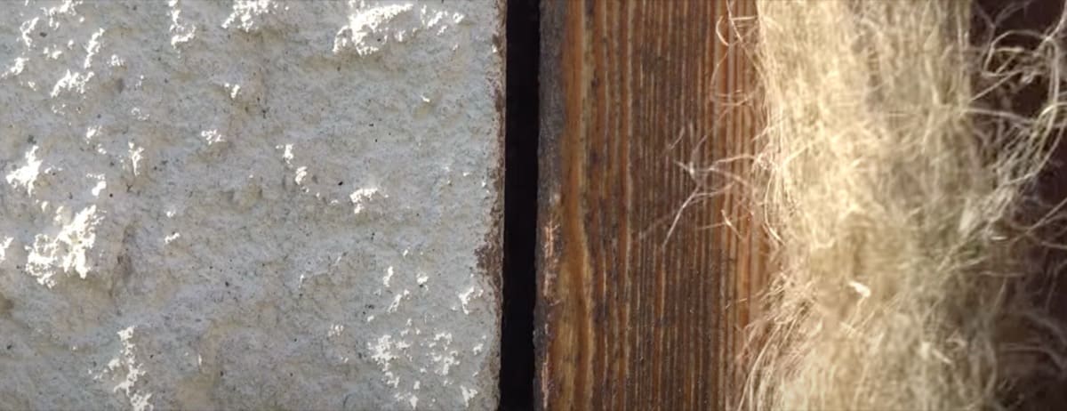 Impossibile sigillare una finestra con materiali naturali