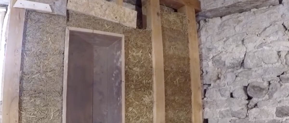 isolamento interno - Isolamento interno in paglia e argilla 4 isolamento interno - Isolamento interno in paglia e argilla 4